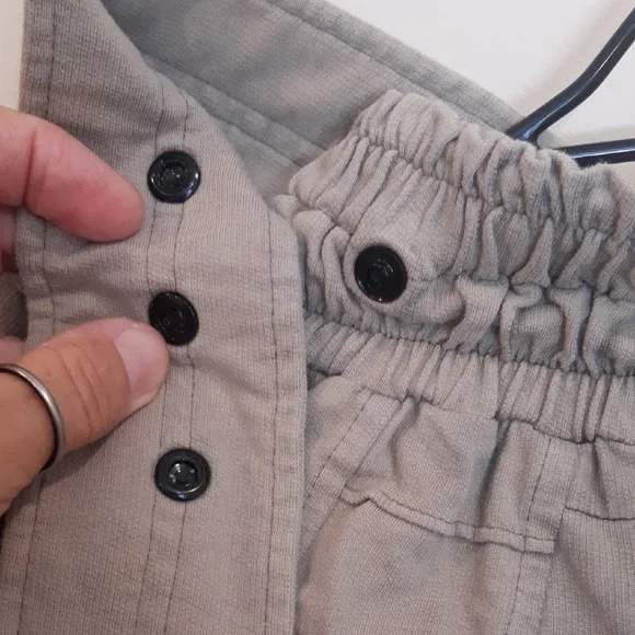 DEMOBAZA Gray/Beige Cargo Pants with Tapered Legs - Picture 10 of 15